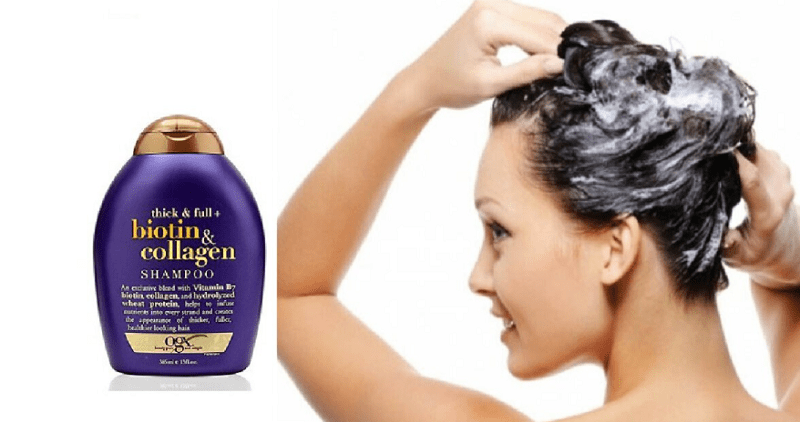 Reviews dầu gội kích thích mọc tóc Biotin Collagen thương hiệu MỸ